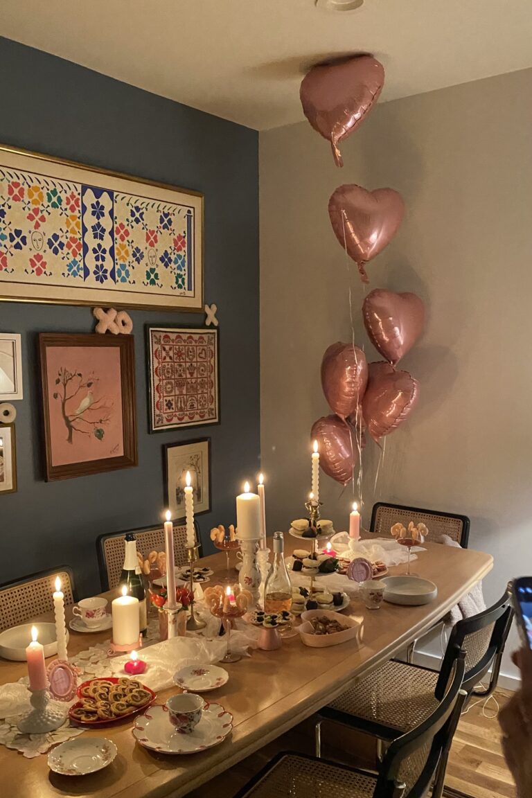 Galentine's Pink Balloon Decor