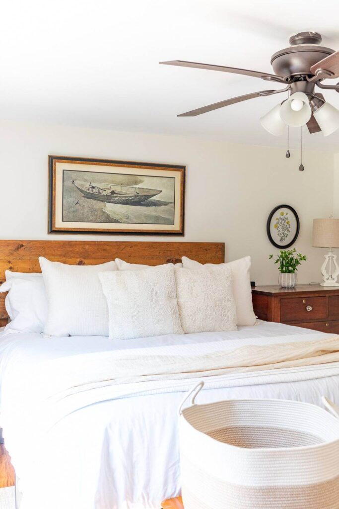 vintage coastal bedroom charm