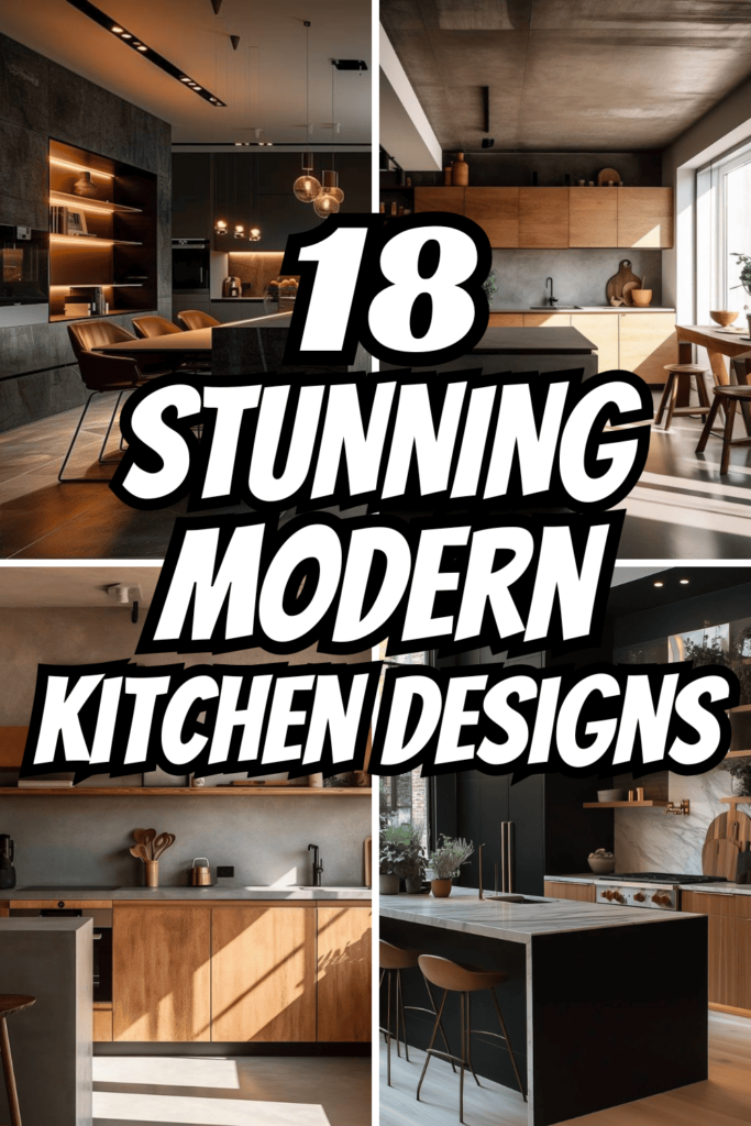 stunning modern kitchen designs