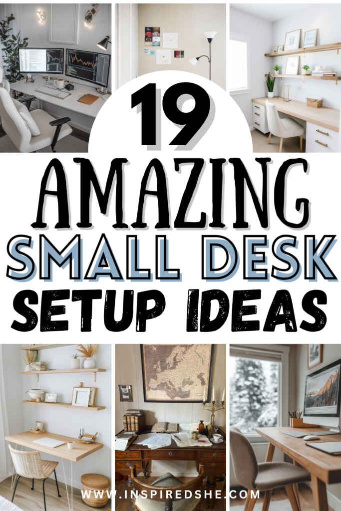 19 small desk setup ideas